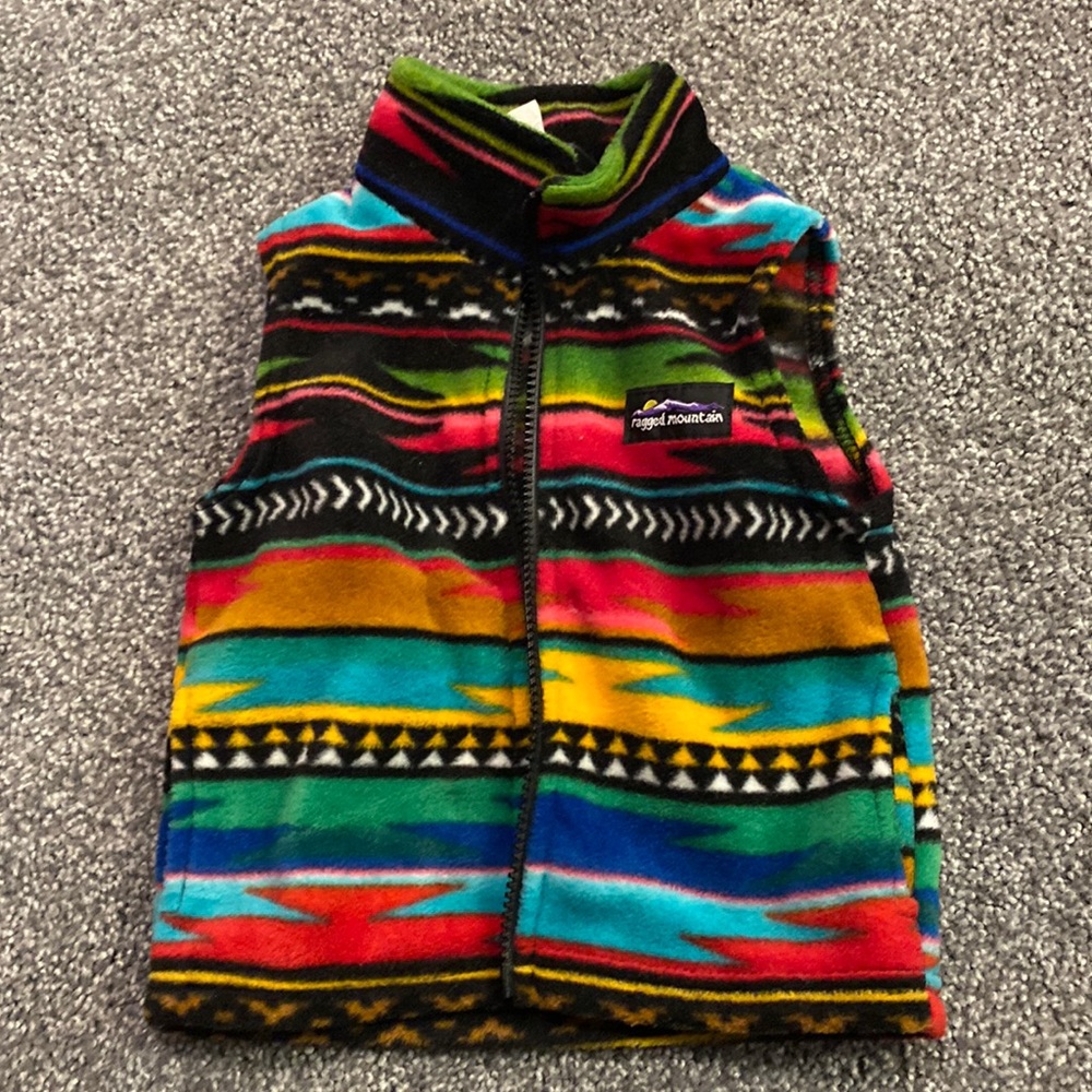 Patterned Fleece Toddle Vest. From a Boutique. Never Worn